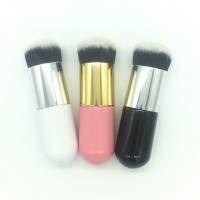 Portable mini makeup tool loose brush / cosmetic foundation brush / short handle powder brush for Women & Girls