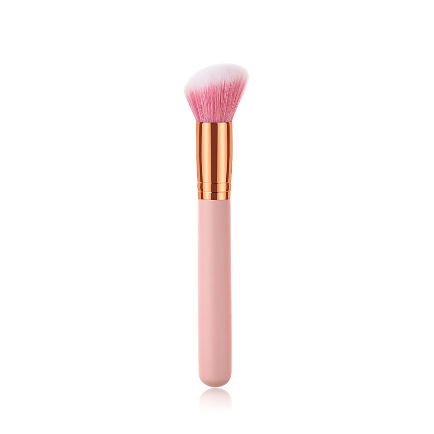 Pink Makeup One Brush Cuticle Aligned Hair Blush Brush for Cheek